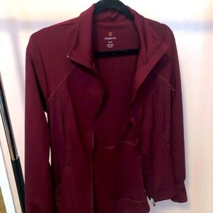 Maroon Tangerine Zip Up jacket